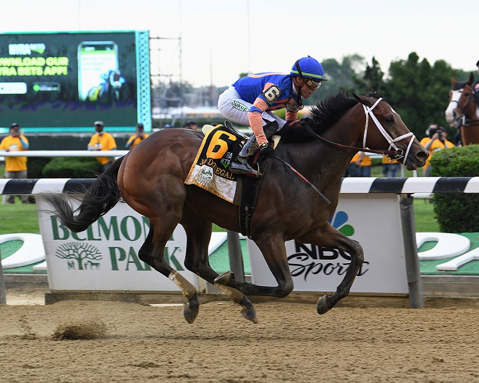 Mo Donegal, horse, Uncle Mo, Belmont Stakes, sábado, 9 de junio de 2022, Belmont Park. Foto: Coglaniese Photo & Susie Raisher