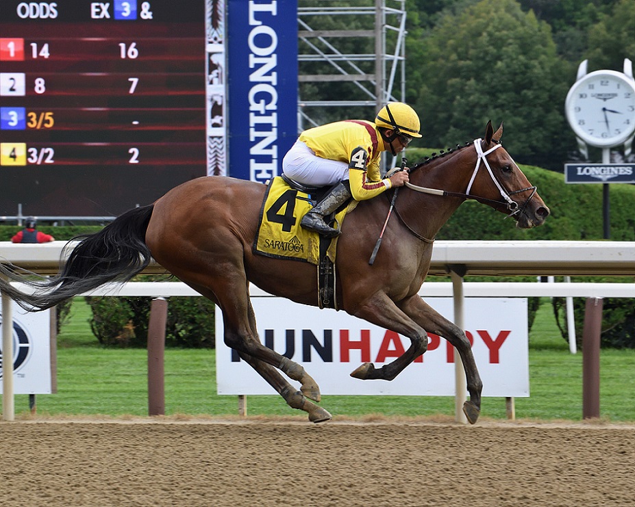 Clairiere, horse, Curlin, Schuvee Stakes, domingo, 24 de julio de 2022, Saratoga. Foto: Coglaniese Photo & Susie Raisher