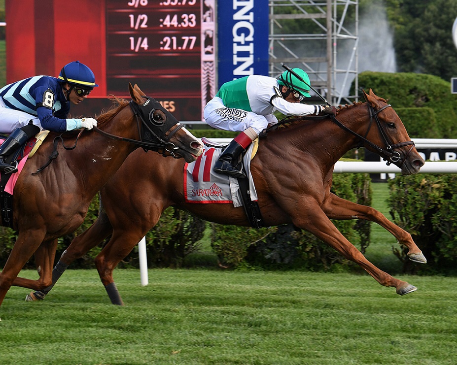 Empress Trigger, horse, Classic Empire, Coronation Cup Stakes, viernes, 15 de julio de 2022, Saratoga. Foto: Coglaniese Photo & Susie Raisher