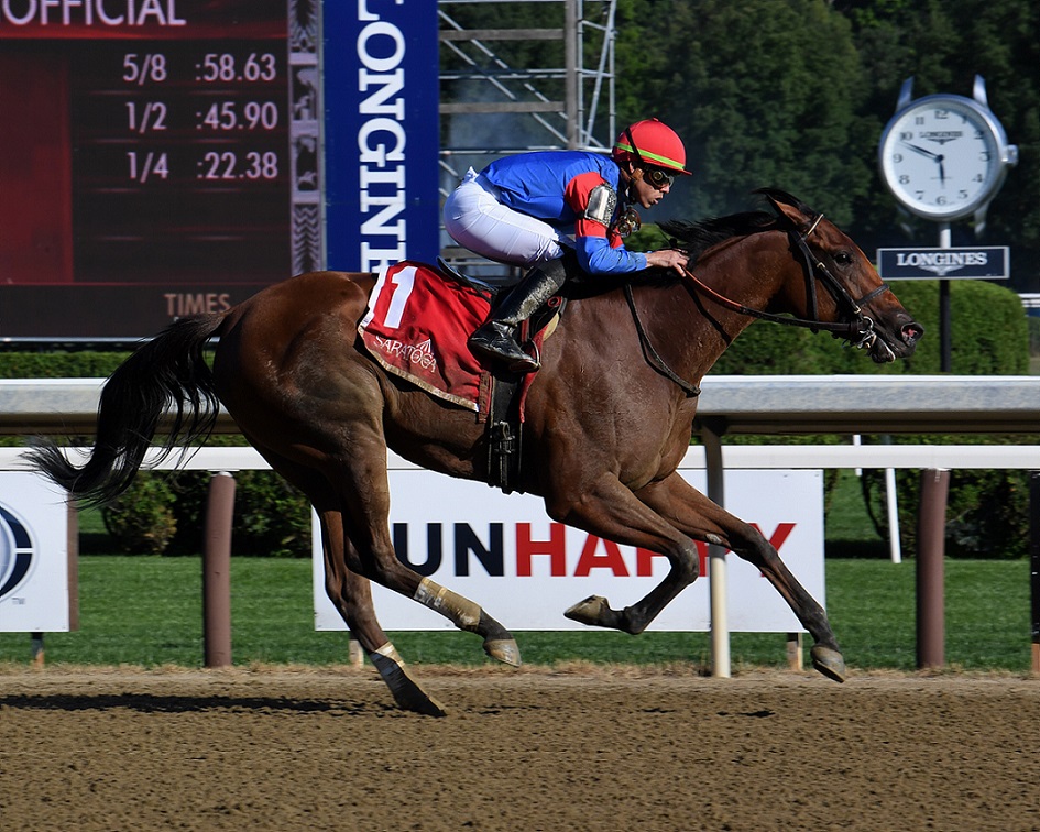 Just Cindy, horse, Clarkland, Schuylerville Stakes, jueves, 14 de julio de 2022, Saratoga. Foto: Coglaniese Photo & Susie Raisher