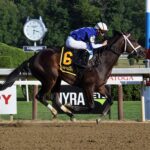 Mo Strike, horse, Blue Heaven Farm, Sanford Stakes, sábado, 16 de julio de 2022, Saratoga. Foto: Coglaniese Photo & Susie Raisher