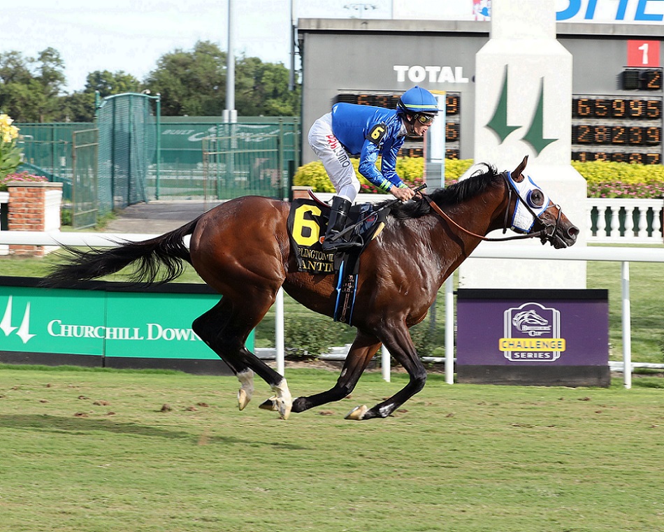 Santin, Horses, Distorted Humor, Arlington Million, sábado, 13 de agosto de 2022, Churchill Downs. Foto: Coady Photography