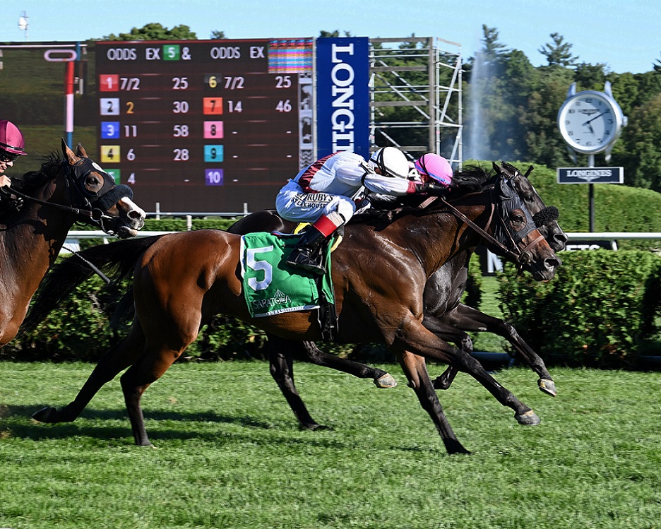 Thin White Duke, Dominus, Lucky Coin Stakes, viernes, 2 de septiembre de 2022, Saratoga. Foto: Coglaniese Photo & Susie Raisher