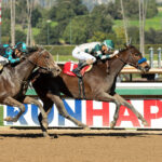 Faiza, Horses, Girvin, Las Virgenes Stakes, sábado, 28 de enero de 2023, Santa Anita Park. Foto: Benoit Photo