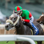 Grazed My Heart, Horses, Grazen, Leigh Ann Howard California Cup Oaks, sábado, 7 de enero de 2023, Santa Anita Park. Foto: Benoit Photo