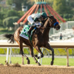 Faiza, Horses, Girvin, Santa Anita Oaks, sábado, 8 de abril de 2023, Santa Anita Park. Foto: Benoit Photo