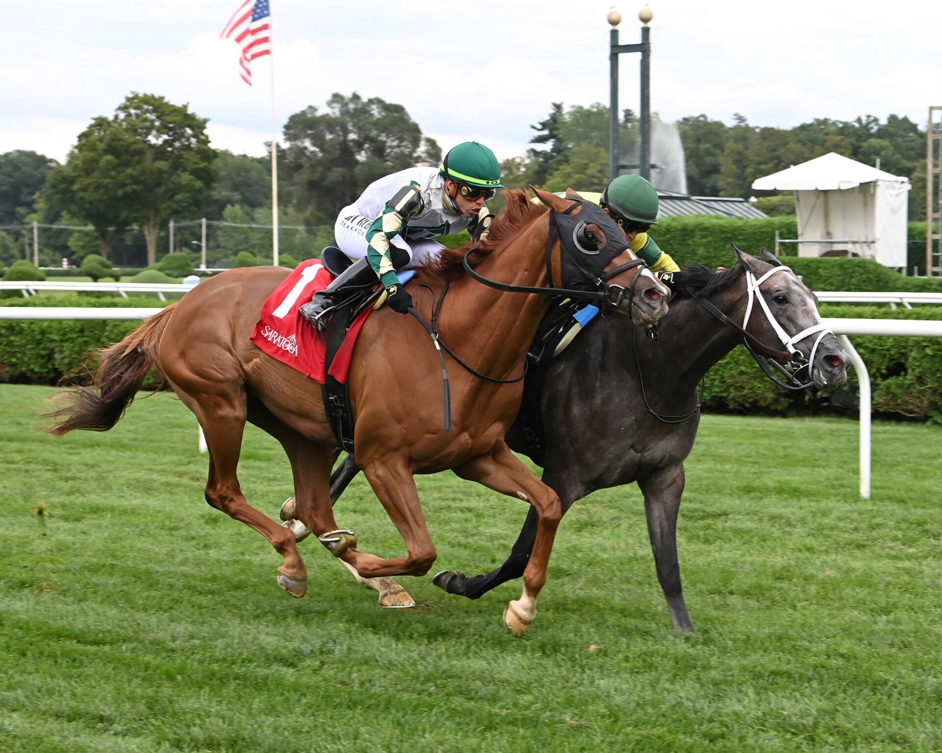 Ramblin´ Wreck, horse, Redesdale, Rick Violette Stakes, jueves, 17 de agosto de 2023, Saratoga. Foto: Coglaniese Photo & Susie Raisher