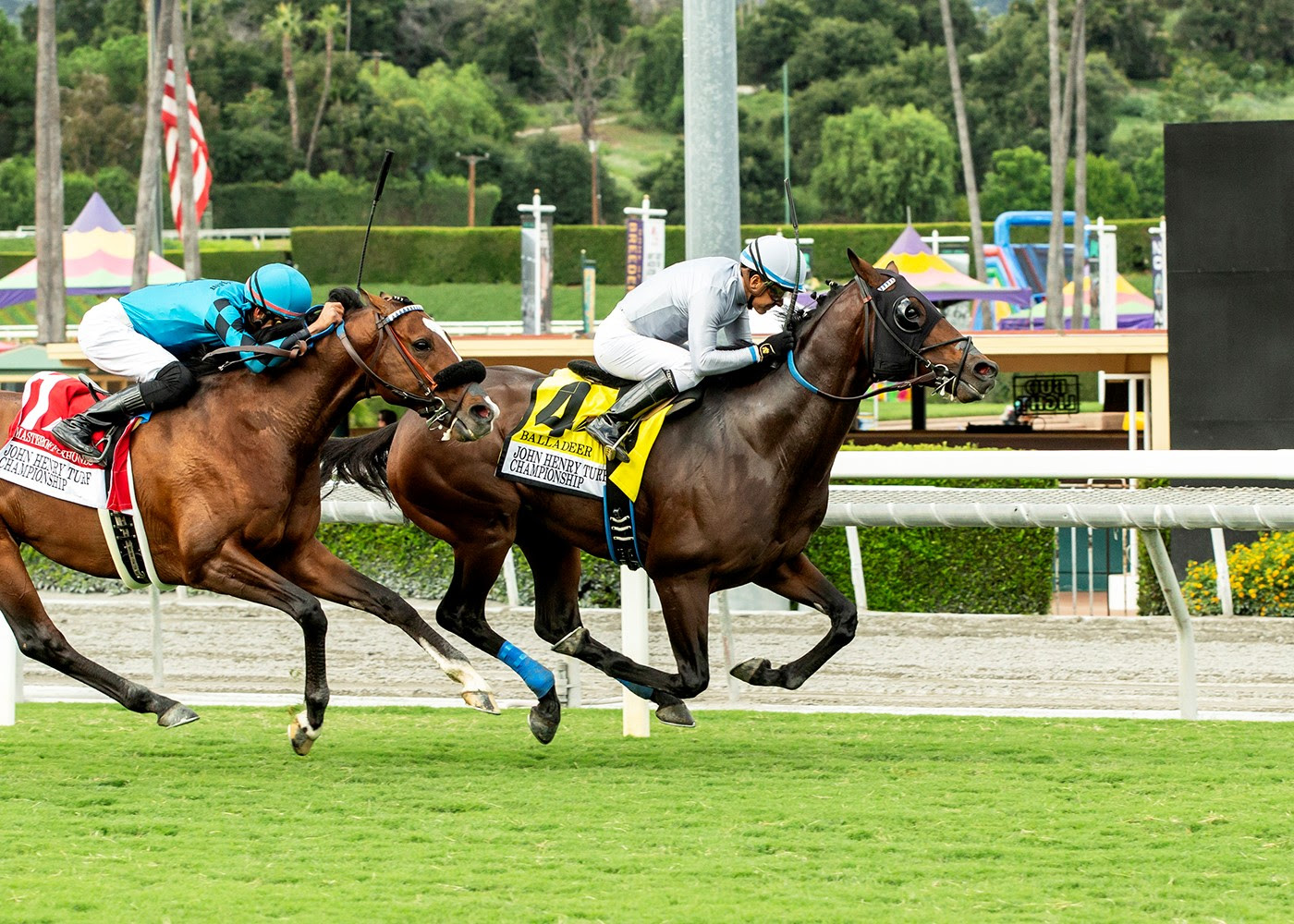 Balladeer, Horses, Distorted Humor, John Henry Turf Championship Stakes, sábado, 1 de octubre de 2023, Santa Anita Park. Foto: Benoit Photo