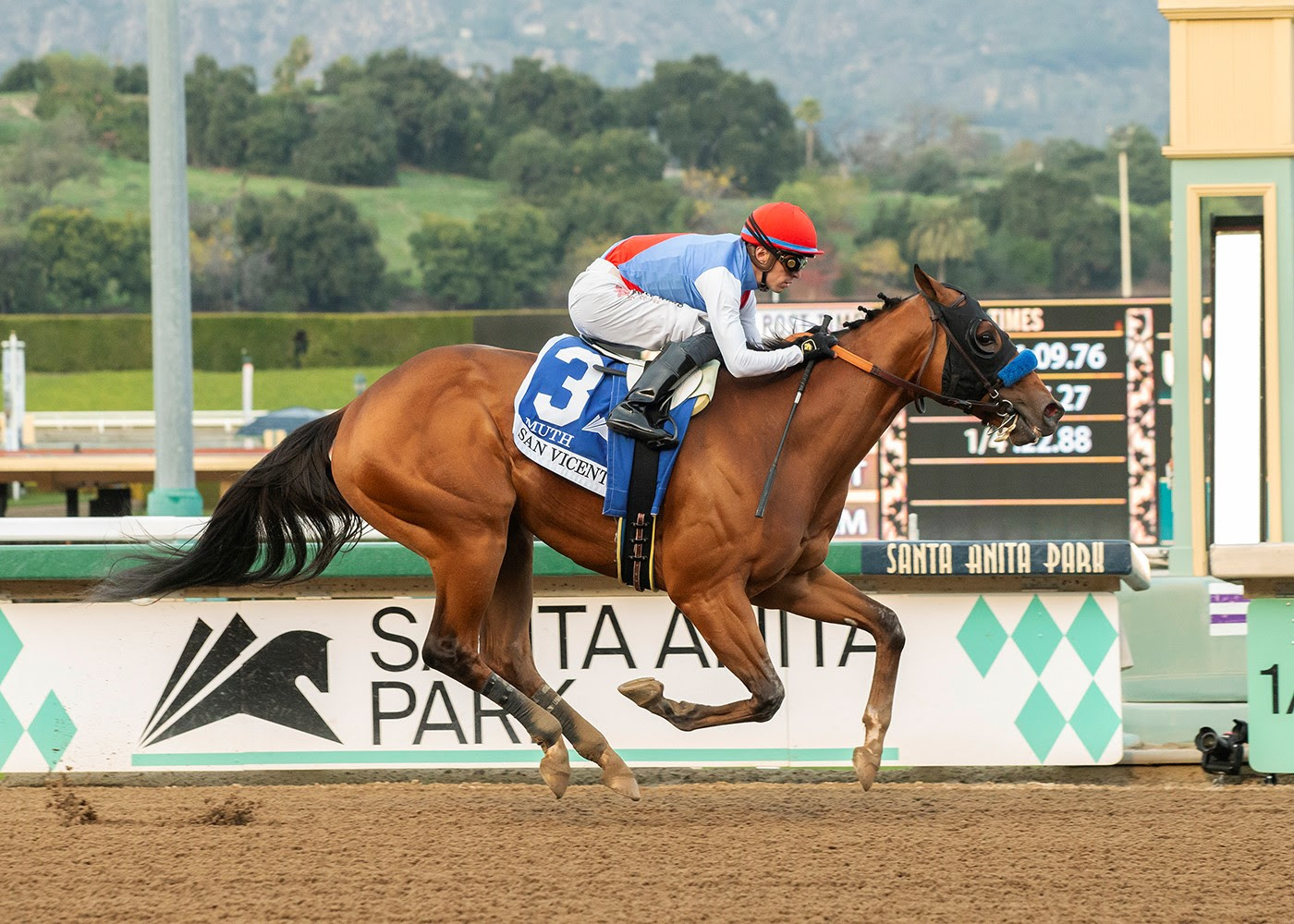 Muth, Horses, Good Magic, San Vicente Stakes, sábado, 6 de enero de 2024, Santa Anita Park. Foto: Benoit Photo
