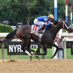 The Queens M G, horse, Thousand Words, Schuylerville Stakes, jueves, 13 de julio de 2023, Saratoga. Foto: Coglaniese Photo & Susie Raisher