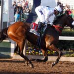 Ando Soltera, horses, Flameaway, Clásico Mil Guineas, sábado, 31 de agosto de 2024, Hipódromo Chile. Foto: Jaime Cortés