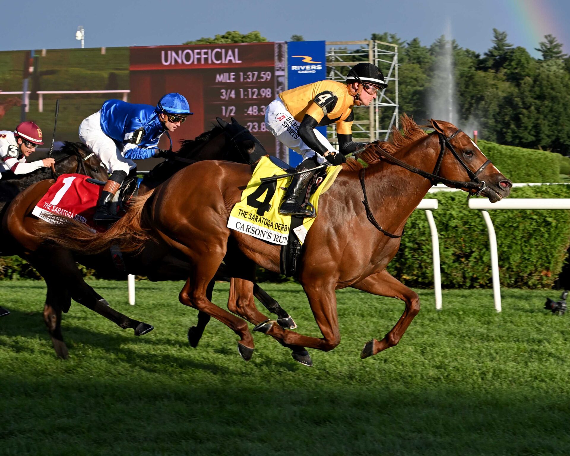Carson´s Run, horse, Cupid, Saratoga Derby Invitational, domingo, 11 de agosto de 2024, Saratoga. Foto: Coglaniese Photo & Susie Raisher