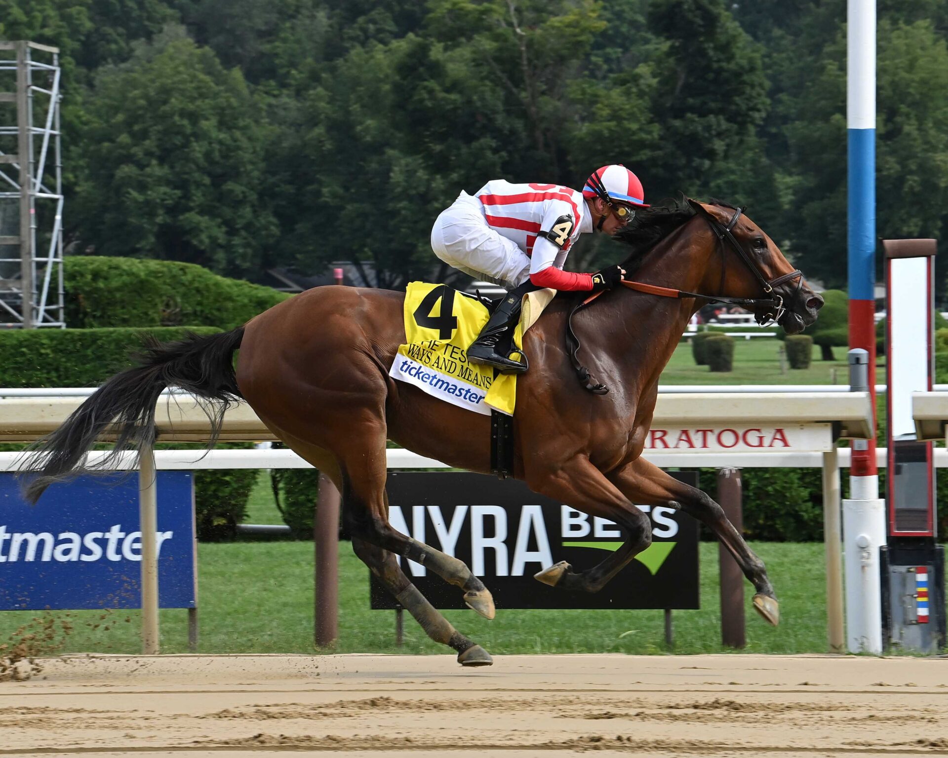 Ways And Means, horses, Klaravich Stables, Ticketmaster Test Stakes, sábado, 3 de agosto de 2024, Saratoga. Foto: Coglaniese Photo & Susie Raisher