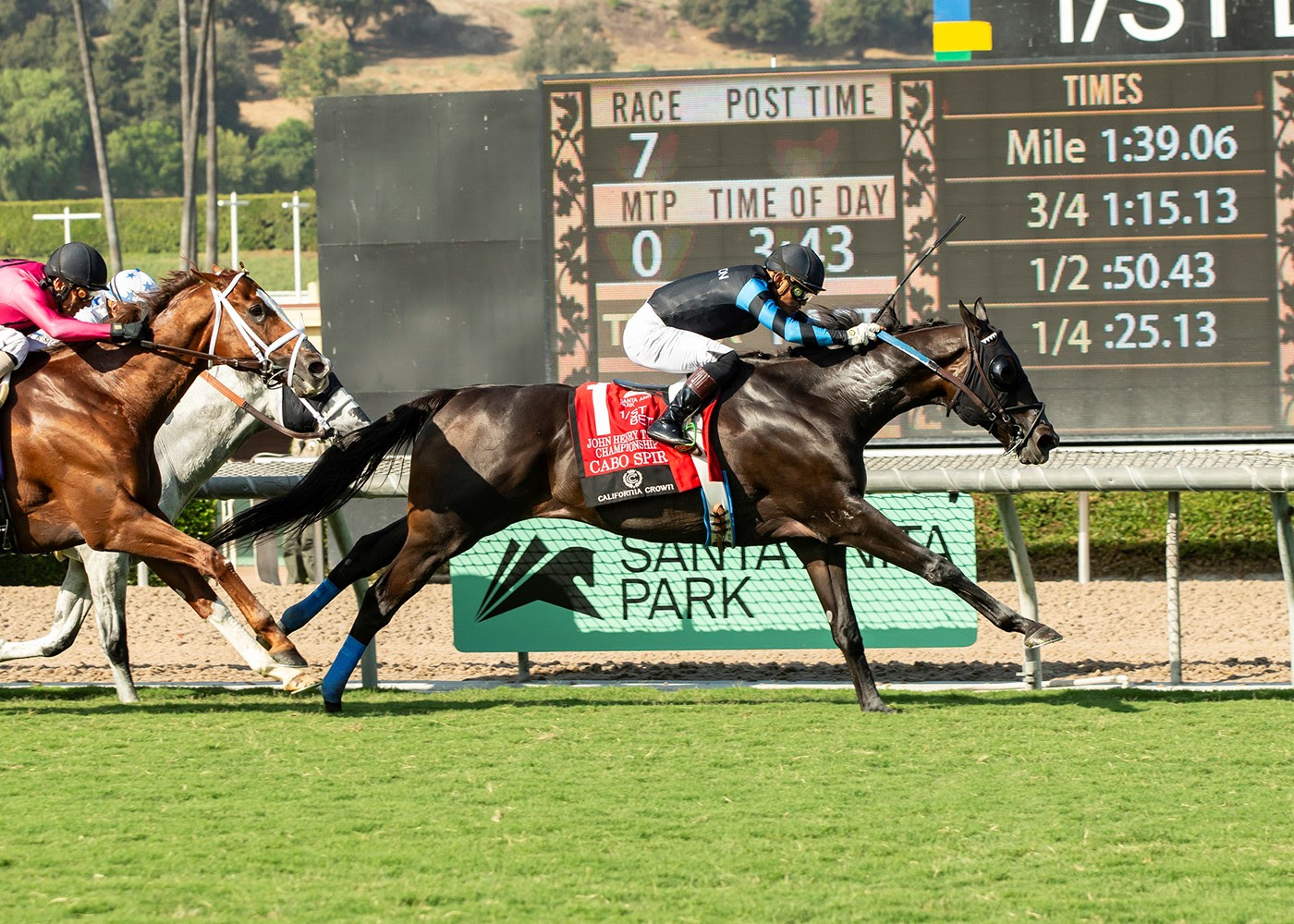 Cabo Spirit, Horses, Pioneerof The Nile, John Henry Turf Championship Stakes, sábado, 28 de septiembre de 2024, Santa Anita Park. Foto: Benoit Photo