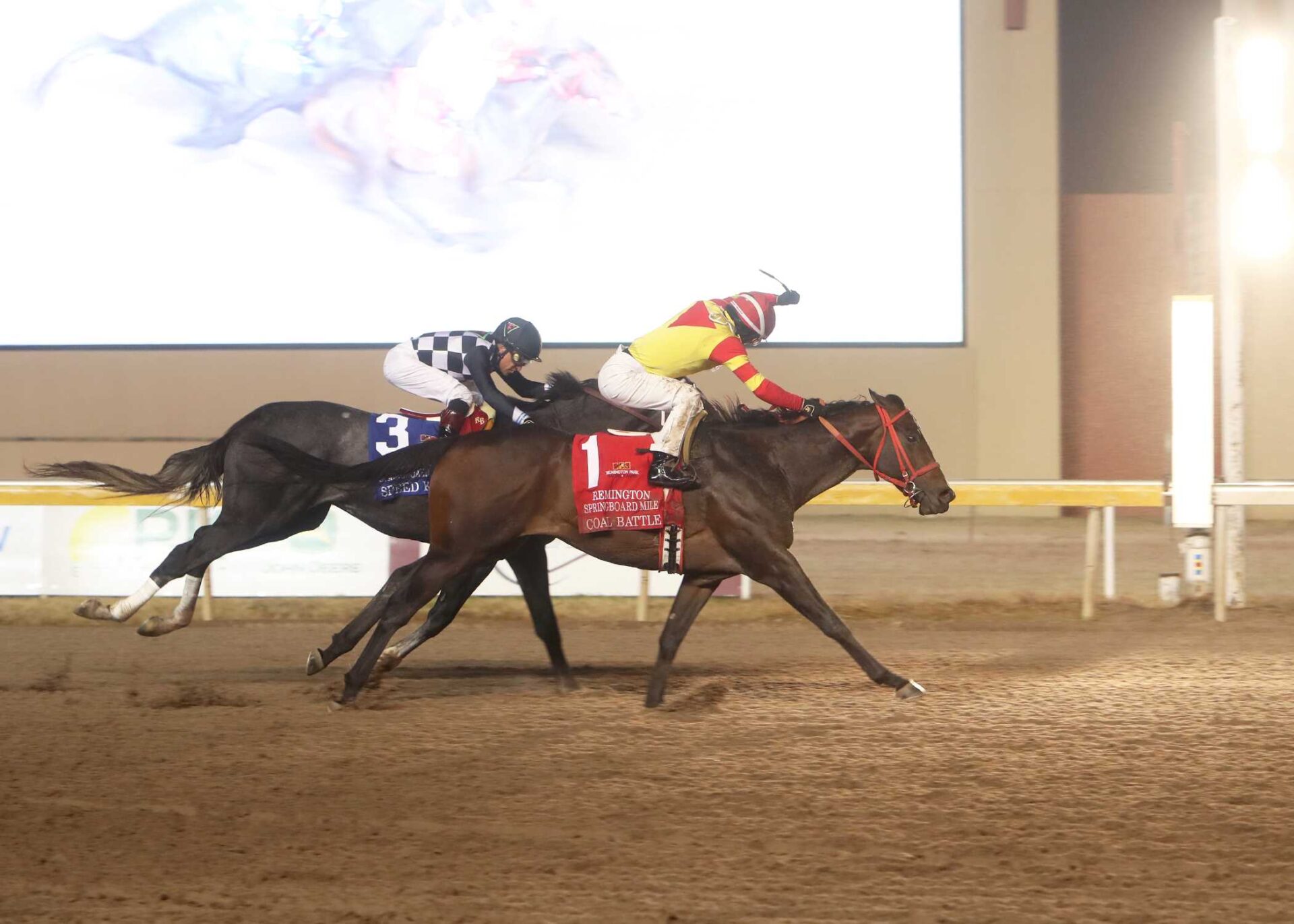 Coal Battle, horse, Coal Front, Springboard Mile Stakes, viernes, 13 de diciembre de 2024, Remington Park. Foto: Dustin Orona