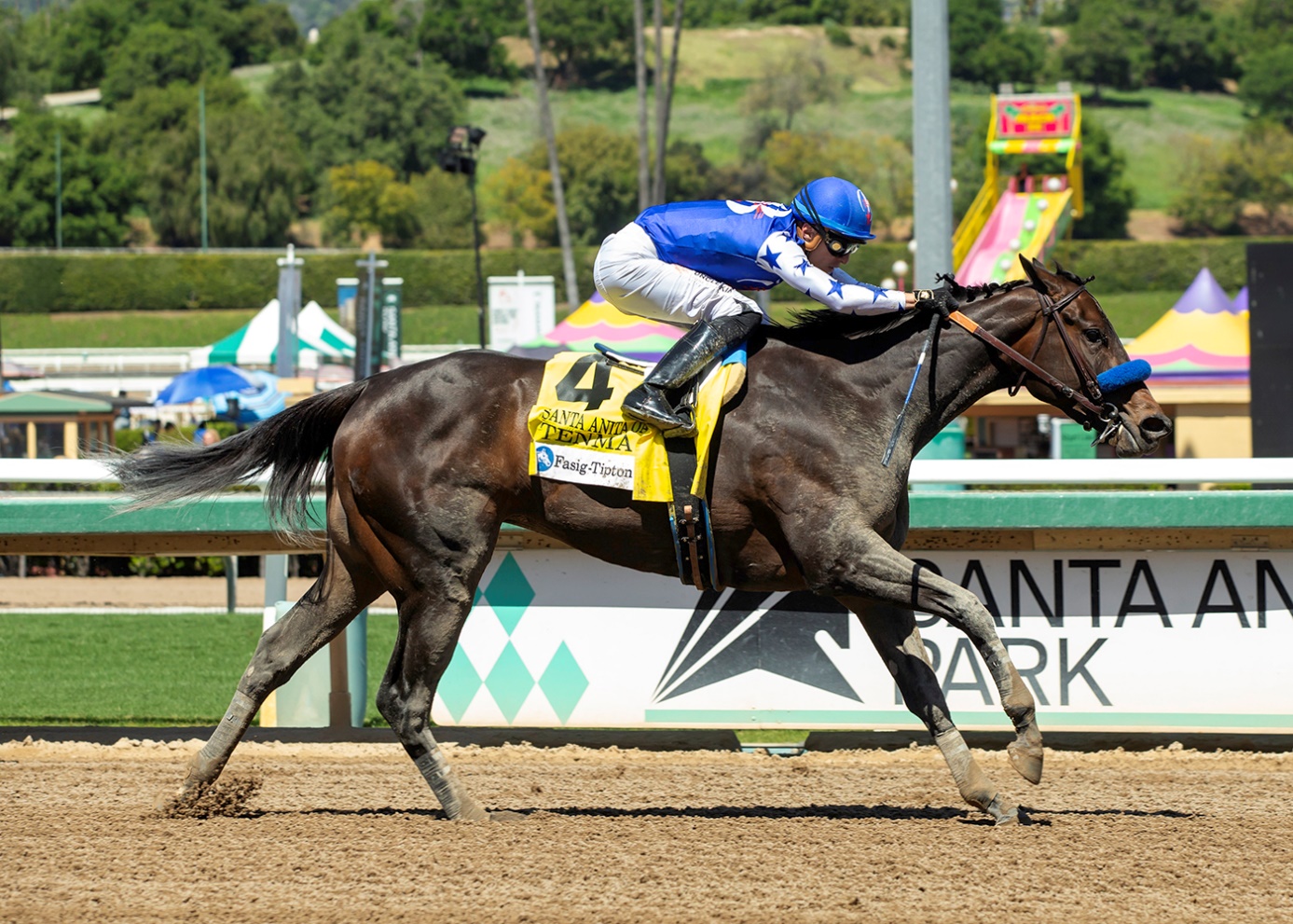 Tenma, Horses, Nyquist, Santa Anita Oaks, sábado, 5 de abril de 2025, Santa Anita Park. Foto: Benoit Photo
