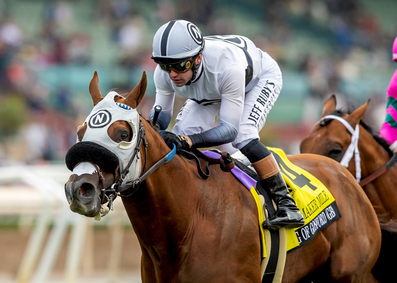 King Of Gosford, Horses, Zoustar, Shoemaker Mile Stakes, lunes, 26 de mayo de 2025, Santa Anita Park. Foto: Benoit Photo