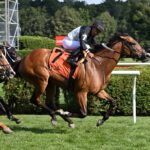 Future Is Now, horses, Great Notion, Caress Stakes, viernes, 19 de julio de 2025, Saratoga. Foto: Coglaniese Photo & Susie Raisher