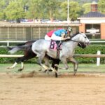 Hit Show, horse, Candy Ride, West Virginia Governor´s Stakes, domingo, 3 de agosto de 2025, Mountaineer Casino. Foto: Coady Media