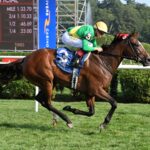 Ozara, horses, Lope De Vega, Ballston Spa Stakes, viernes, 8 de agosto de 2025, Saratoga. Foto: Coglaniese Photo & Susie Raisher