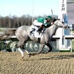 Fulleffort, horse, Liam´s Map, Jeff Ruby Stakes, sábado, 21 de marzo de 2026, Turfway Park. Foto: Coady Media