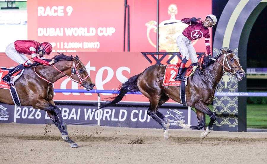 Magnitude, horses, No This Time, Dubai World Cup, Meydan Racecourse, sábado, 28 de marzo de 2026. Foto: Liesl King & Media DWC