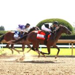 A Fine Chardonnay, horse, Alpha Delta Stable LLC, Beaumont Stakes, viernes, 3 de abril de 2026, Keeneland. Foto: Coady Media