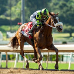Om N Joy, horses, Baker Stable LLC, Santa Margarita Stakes, sábado, 30 de mayo de 2026, Santa Anita Park. Foto: Benoit Photo