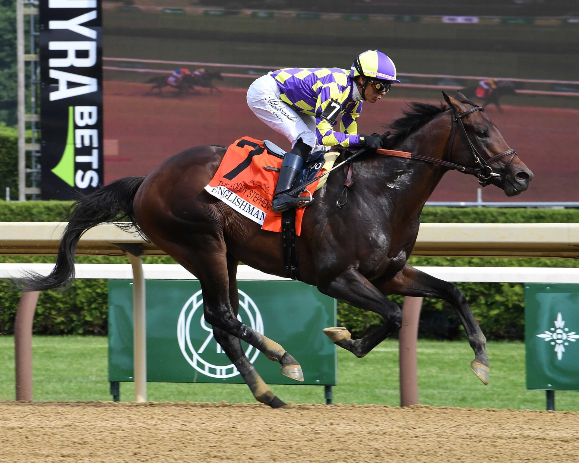 Englishman, horses, Maxfield, Woody Stephens Stakes, sábado, 6 de junio de 2026, Saratoga. Foto: Coglianese Photo & Janet Naopolitano