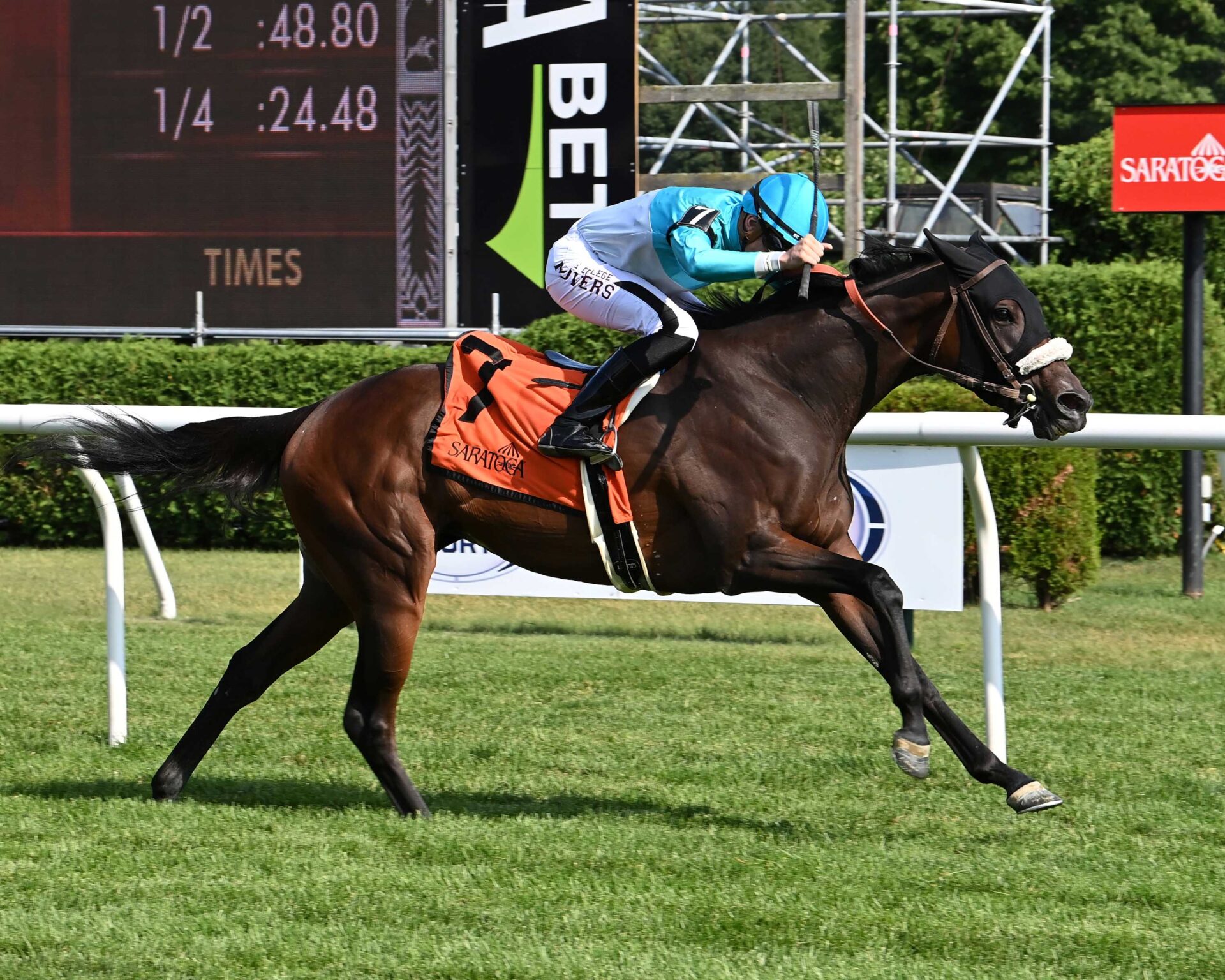 Cosmic Candy Girl, horse, Twirling Candy, Suzie O´Cain Stakes, jueves, 23 de julio de 2026, Saratoga. Foto: Coglaniese Photo & Susie Raisher