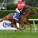 Kensington Lane, horse, Starspangledbanner, Belmont Oaks Stakes, sábado, 4 de julio de 2026, Saratoga. Foto: Coglianese Photo