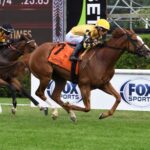 To A Flame, horses, Justify, Wild Applause Stakes, viernes, 3 de septiembre de 2026, Saratoga. Foto: Coglaniese Photo & Susie Raisher