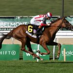 Domestic Agenda, American Pharoah, Miss Grillo Stakes, sábado, 3 de octubre de 2026, Belmont Park. Foto: Coglaniese Photo & Susie Raisher